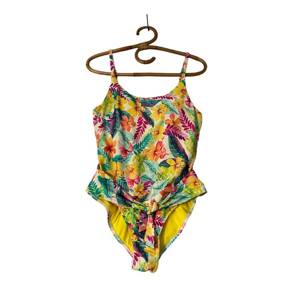 Sunsets Swimwear | Tidepool One Piece Swimsuit in Tropical Adventure Size L - Picture 3 of 11